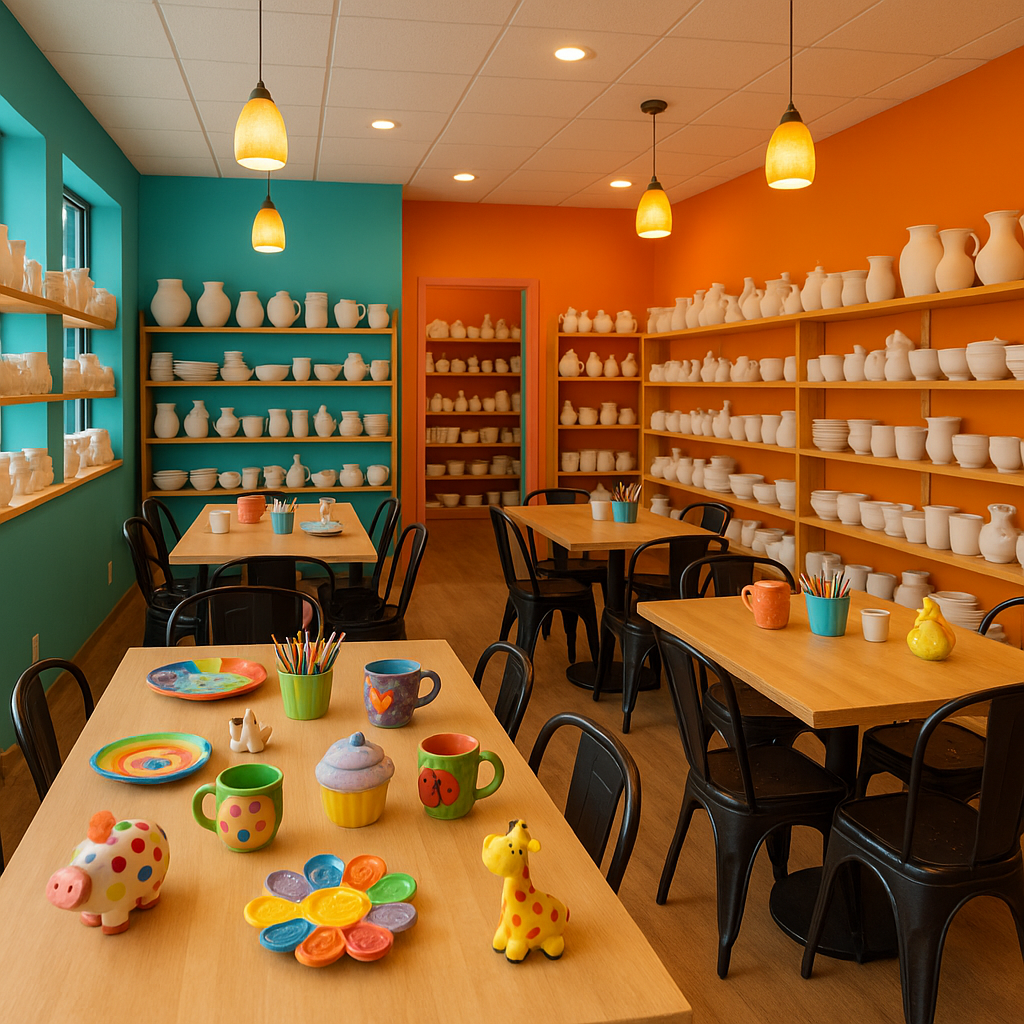 Firehouse Pottery studio interior